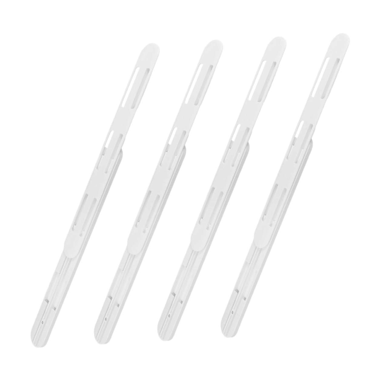 4PCS Adhesive Drawer Slide Rails for Smooth Gliding Storage in Kitchen, Bedroom, Dorm Furniture