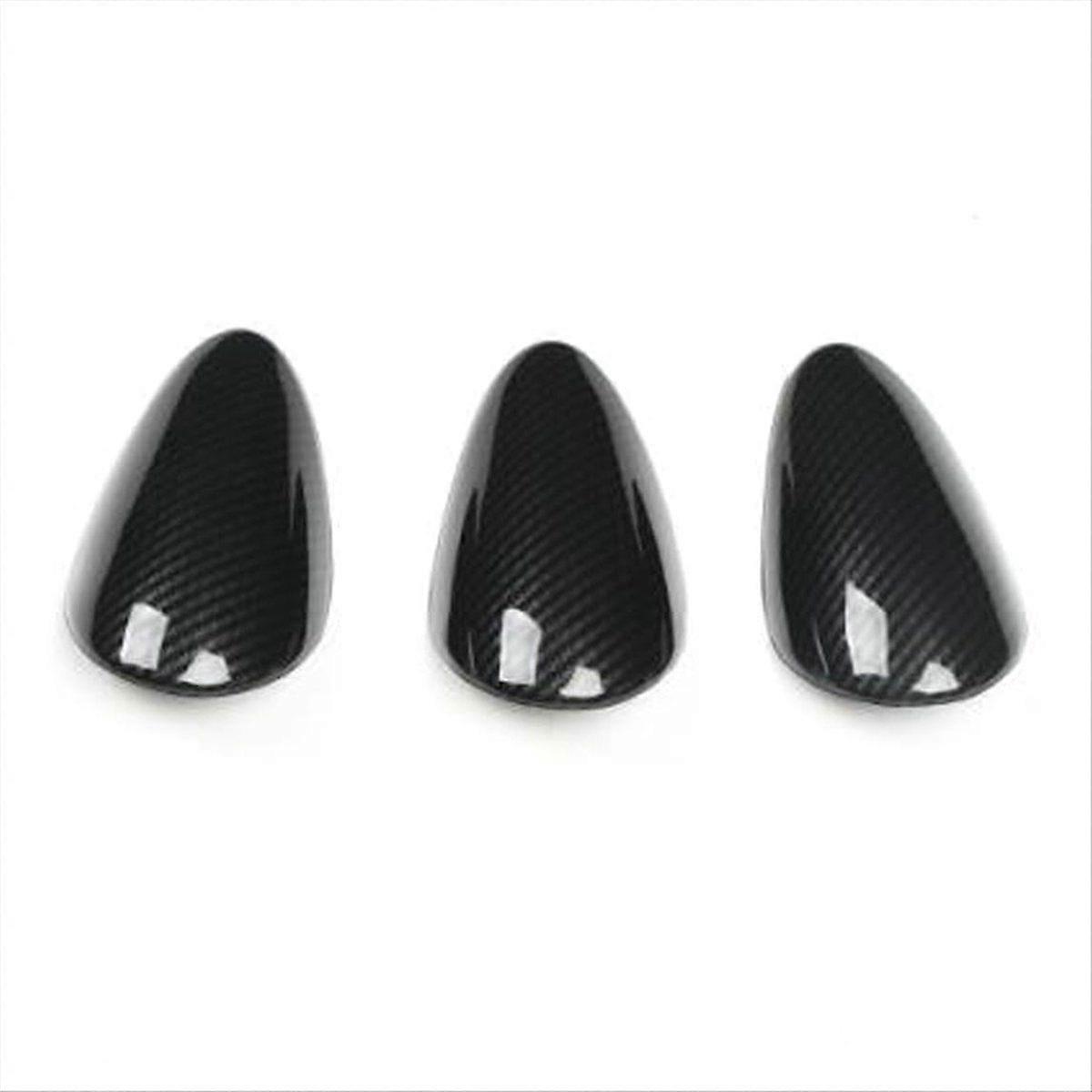 وحدة التحكم المركزية للسيارة Air Vent Trim من ألياف الكربون نمط وحدة التحكم المركزية غطاء لوحة العدادات ل 370