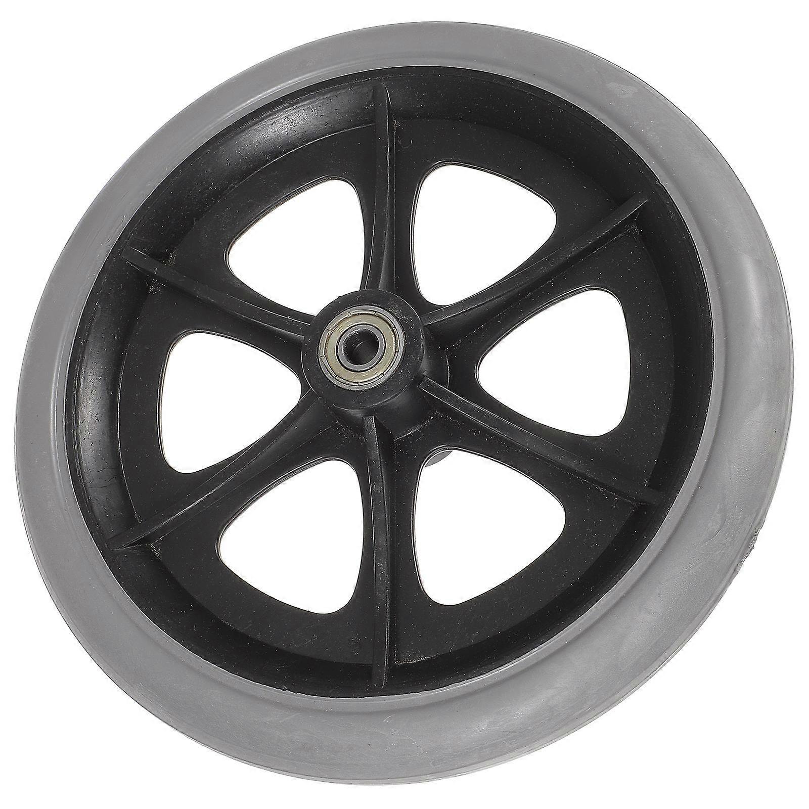 1pc 8-Inch Wheelchair Front Wheel Solid Tire Universal Wheel Accessory
