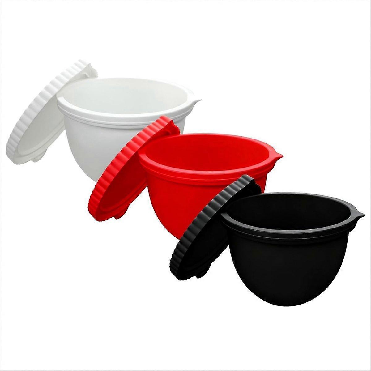 Silicone Liners for 5QT Stand Mixer - 3 Liners & 3 Lids