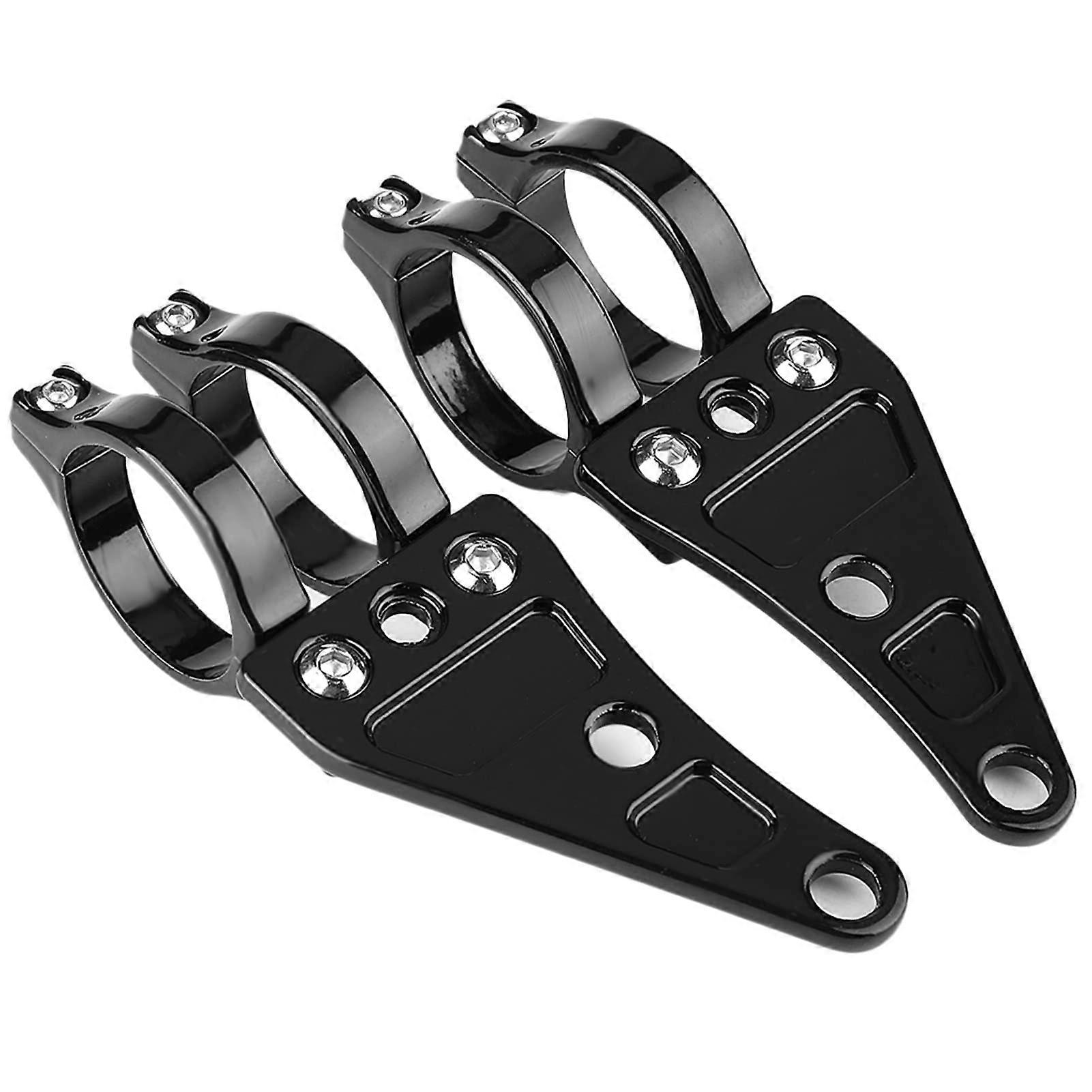 Motorcycle Headlight Bracket 3841mm Adjustable Fork Mount Clamp with Multiple Mounting Holes