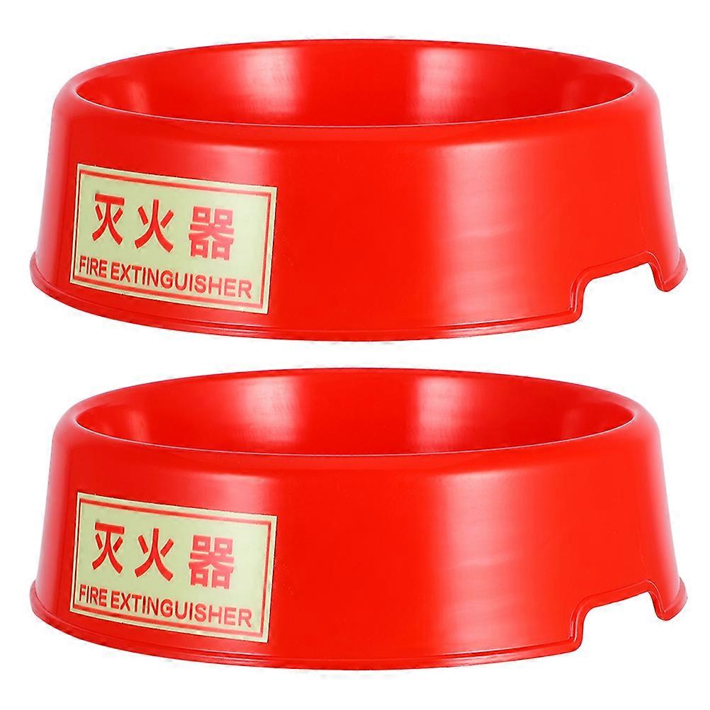 Glow Plastic Fire Extinguisher Stand Base for Safety