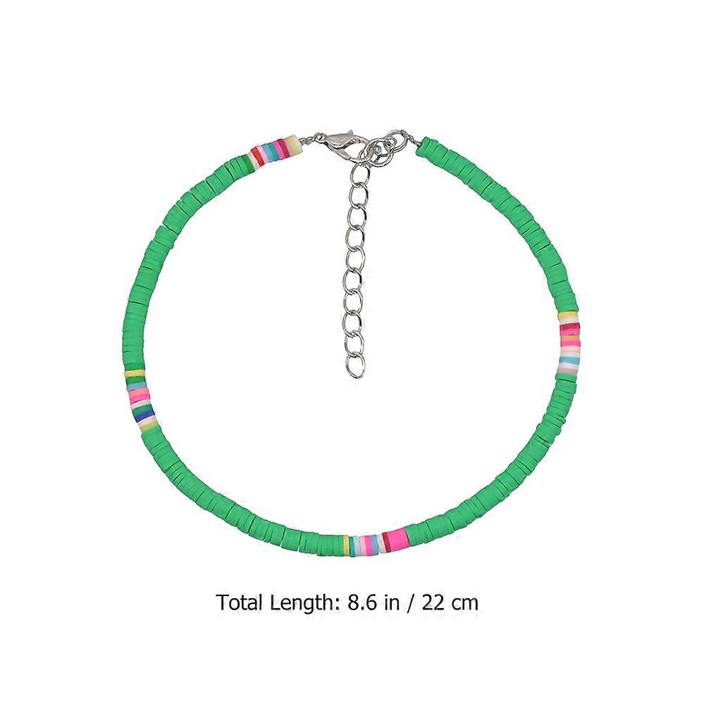 1kpl Bohemian Anklets polymeeri savi ankletit jalkaketju nilkkakorut tytöille