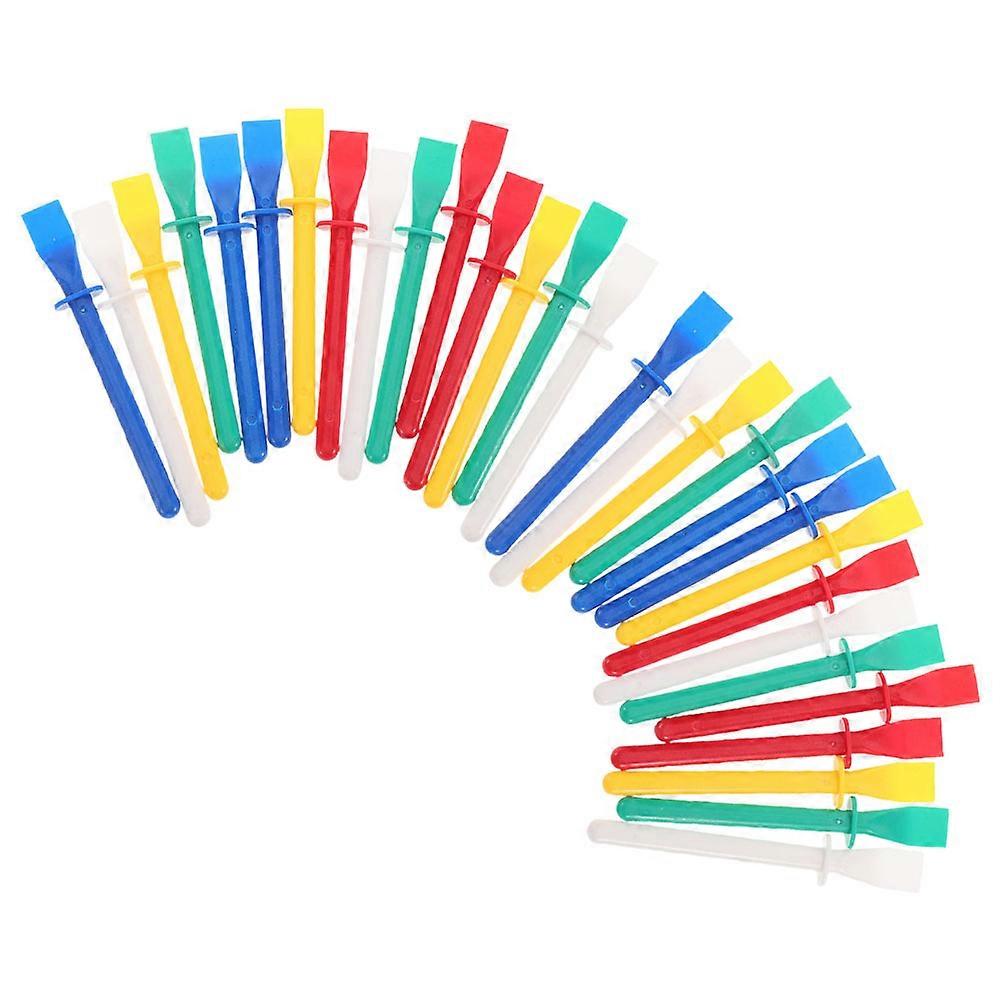 Handheld Smears Glue Spatula for Glue 30Pcs Assorted Color Plastic