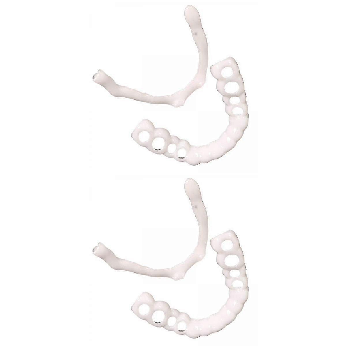 Soft Silicone Denture Teeth Veneers Temporary Teeth