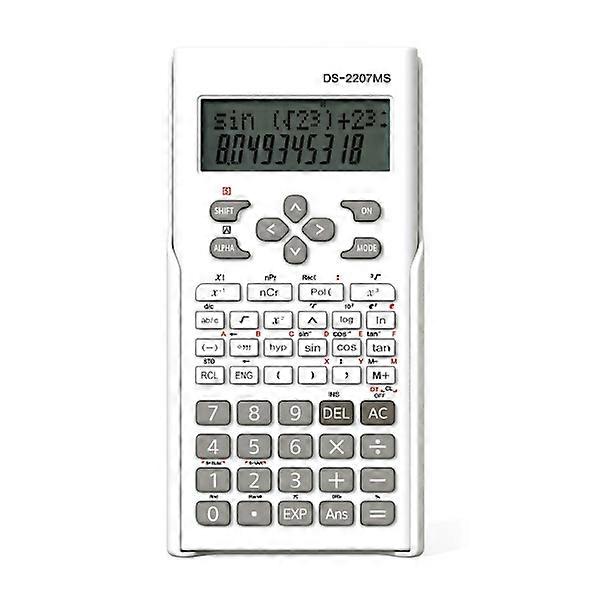 Portable Scientific Calculator 12 Digits Multifunctional Exam Tool in Widescreen Format Students Function Calculator Professional