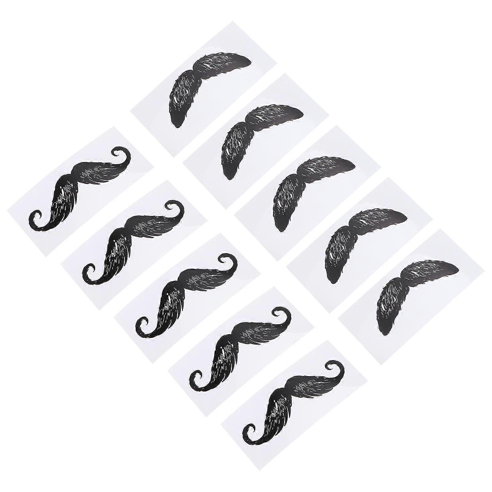 Bart- und Nasenhaarentfernungsaufkleber, 30 Stück