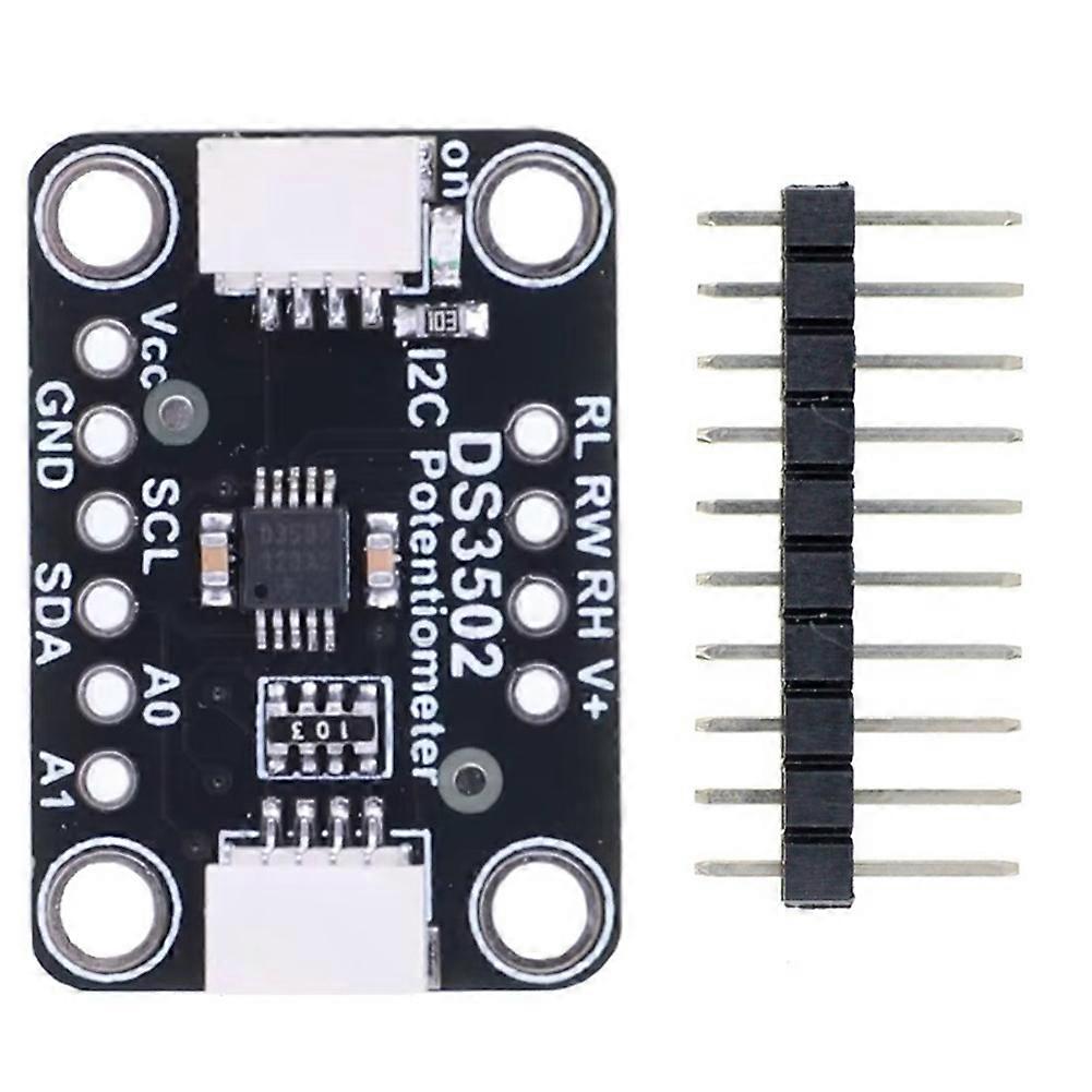 1pcs DS3502 I2C Digital Potentiometer Digital 10K Potentiomete IC High-Voltage NV I C Potentiometer DS3502U+ Development