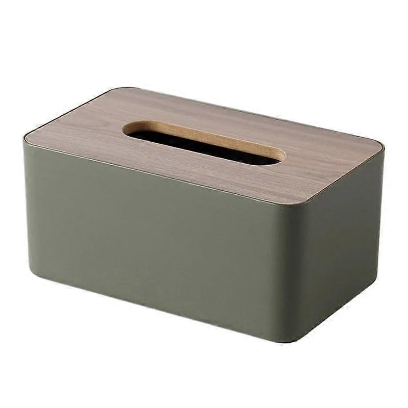 Wooden Tissue Box Holder with Easy Access for Home and Office Decorative Storage