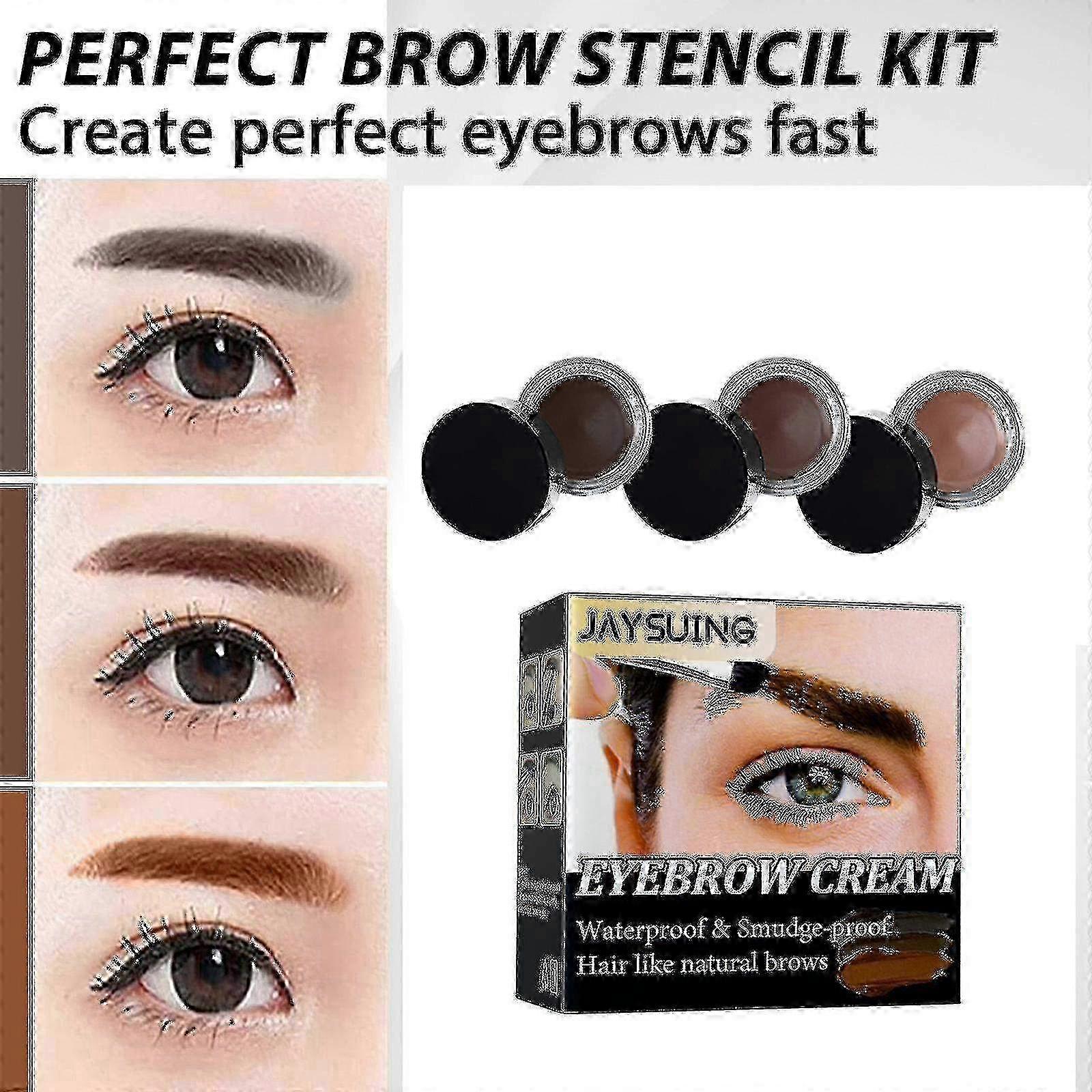 Jaysuing Eyebrow Cream Is Waterproof, Quick-drying, Non-discoloring, Non-haloing, And Smooth To Create Three-dimensional Natural Wild Eyebrow Cream Li