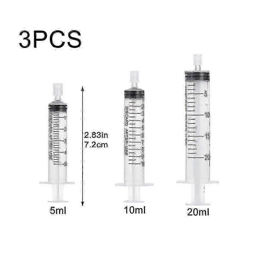 Perfume Syringe 3pcs/set Plastic Glue Applicator Syringe Perfume Dispenser Tools For Refillable Bottle Quantitative