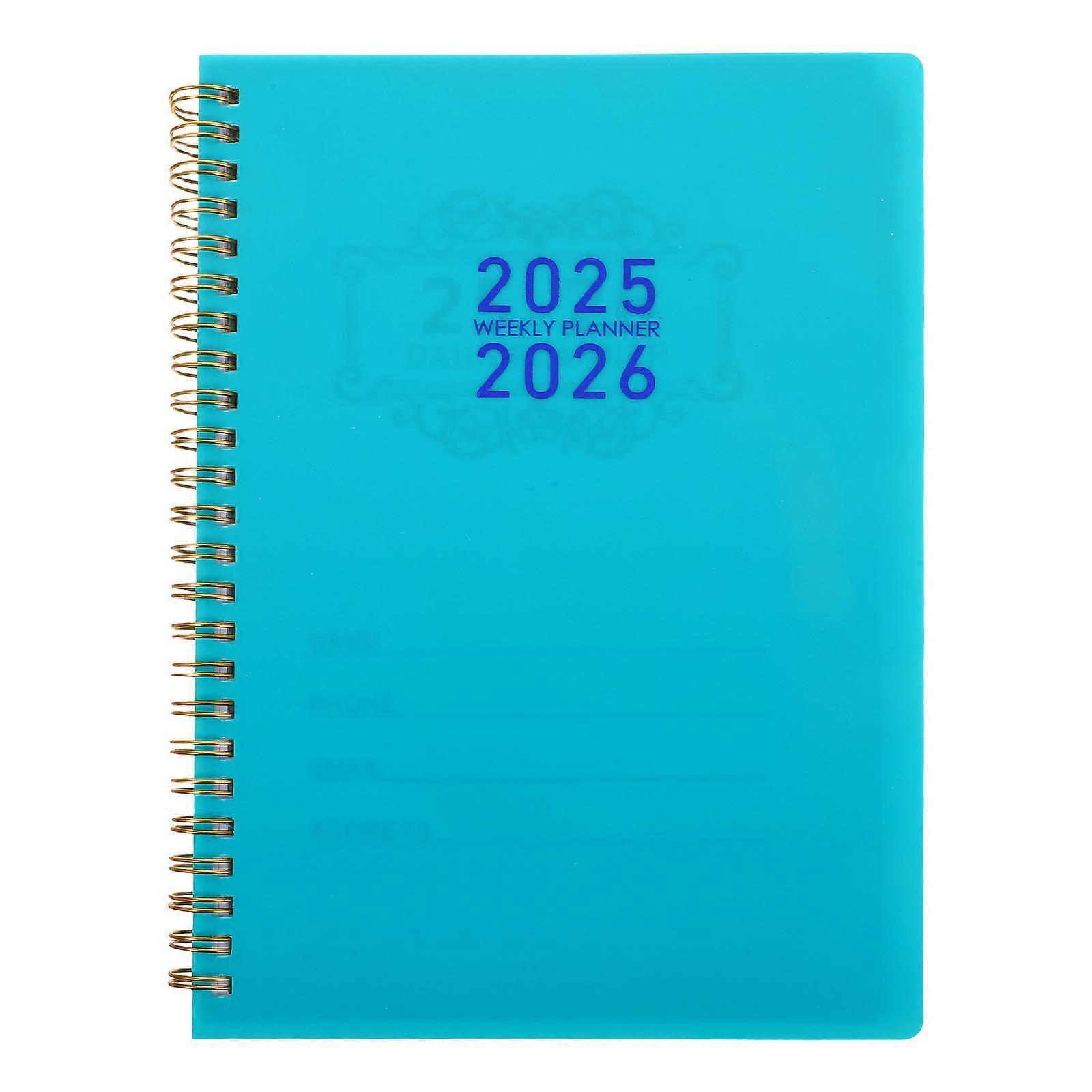 MultiPurpose A5 Weekly Planner 2026 Daily Organizer Notebook for Efficient Time Management and Goal Setting