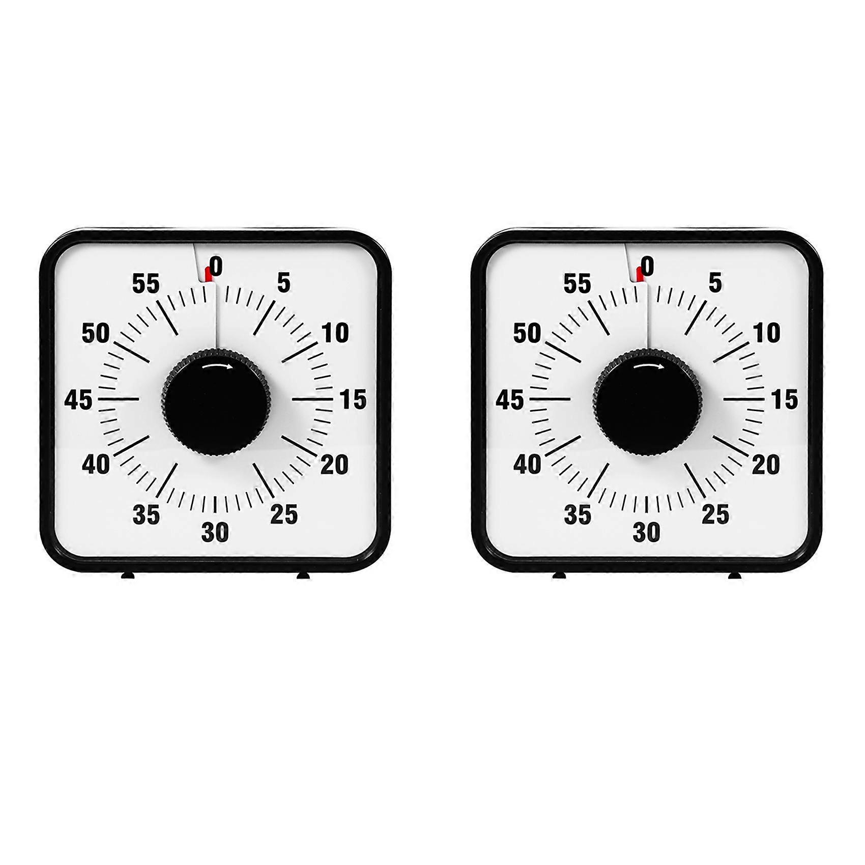 2X Vision Timer 60 Minute Timing Hind Leg Stand Countdown Clock Kitchen Baking Timer for Classrooms or Meetings