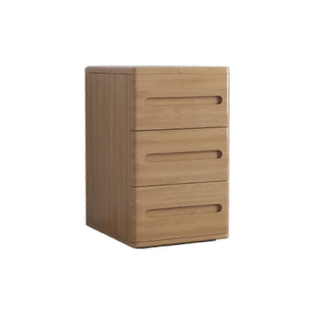 Modern Bedside Table Nightstand with 3 Drawers, Nordic Minimalist Design for Bedroom Storage