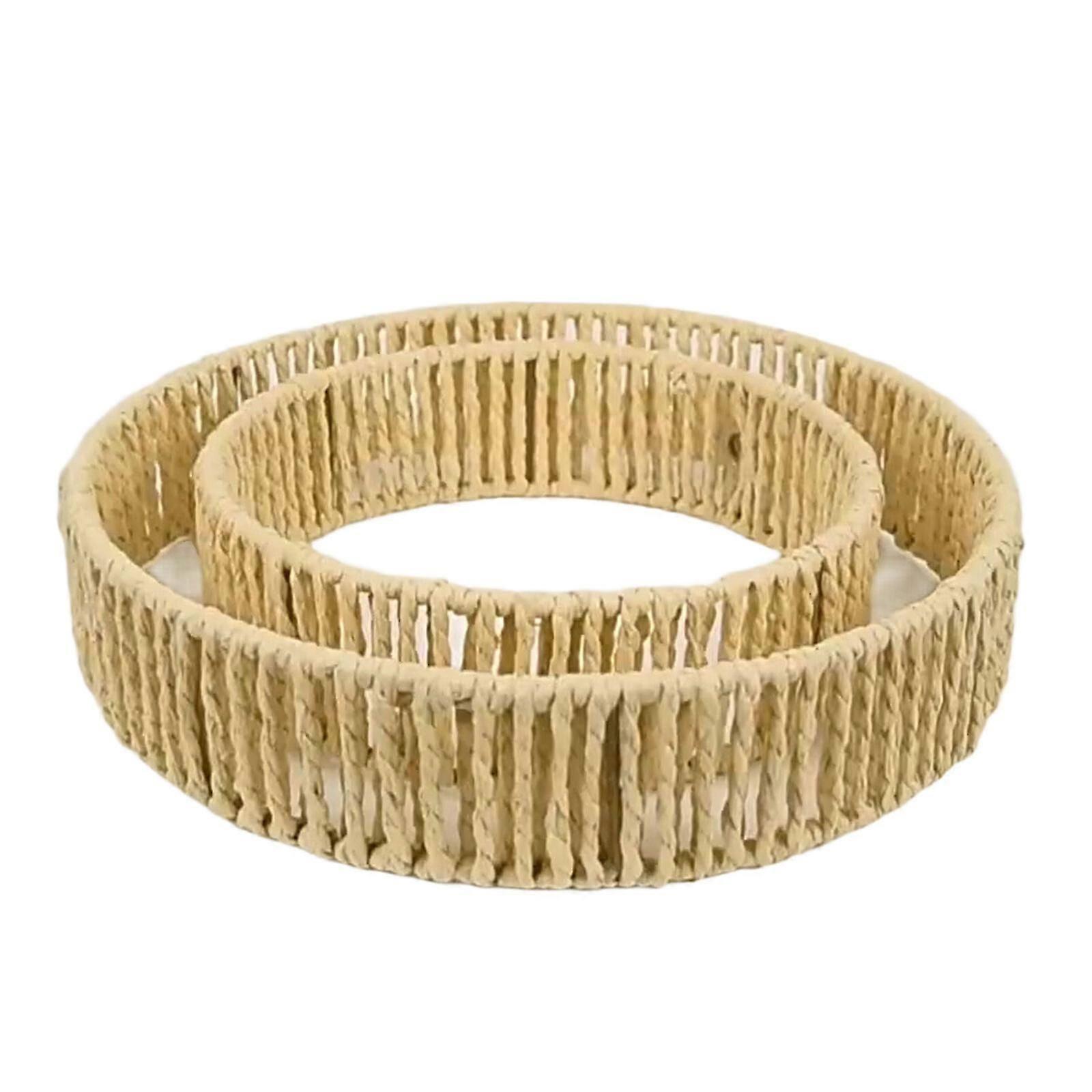 Handwoven Rope Lampshade Decorative Bulb Guard Cage Light Ceiling Replacement Cover