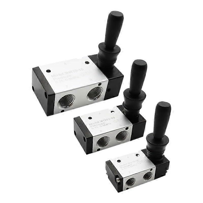 Pneumatic Control Valve Hand Lever Operated 5 Port PushPull Air Filter Regulator Lubricator Combo