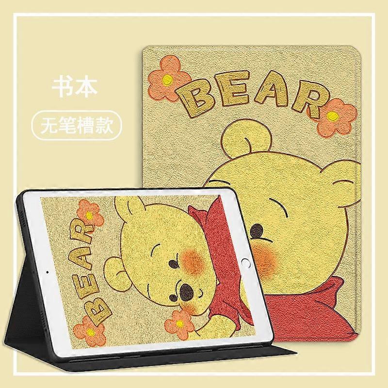Stylish Case For Ipad Air6 11" Cute Book Bear