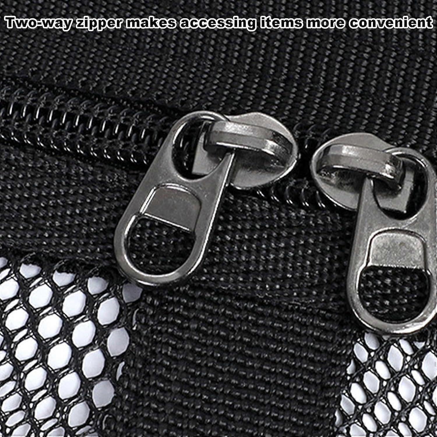 Car Roof Storage Net with DoubleLayer Mesh, Large Capacity SUV Ceiling Cargo Organizer for Camping