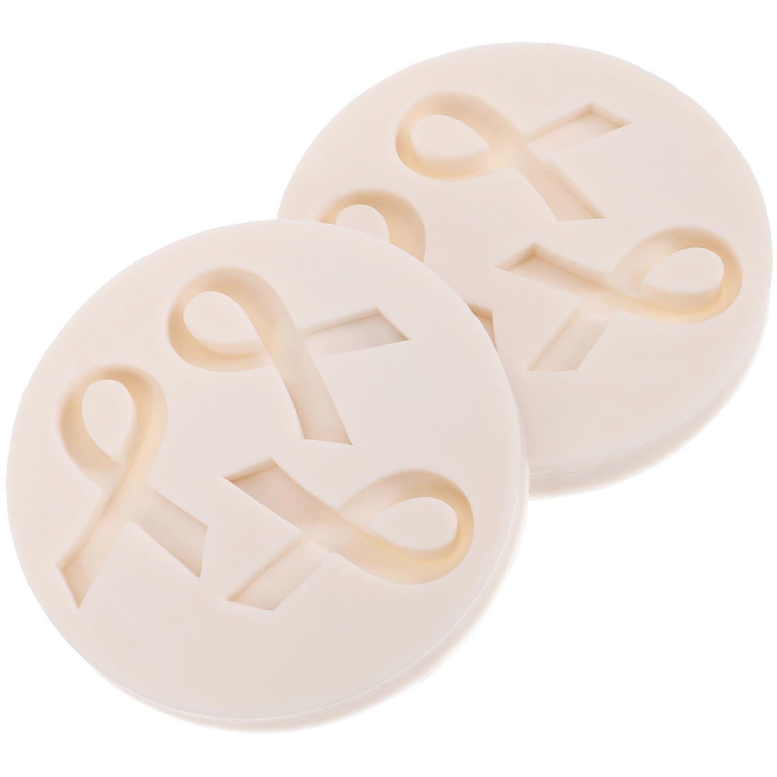 Egg Mold Ribbon Shape Silicone Mold for DIY Chocolate 2Pcs Pack