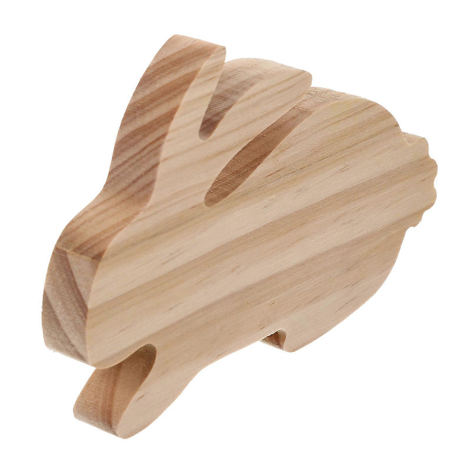 Easter Wood Bunny Decor for Decoration Easter Scene and Party Use