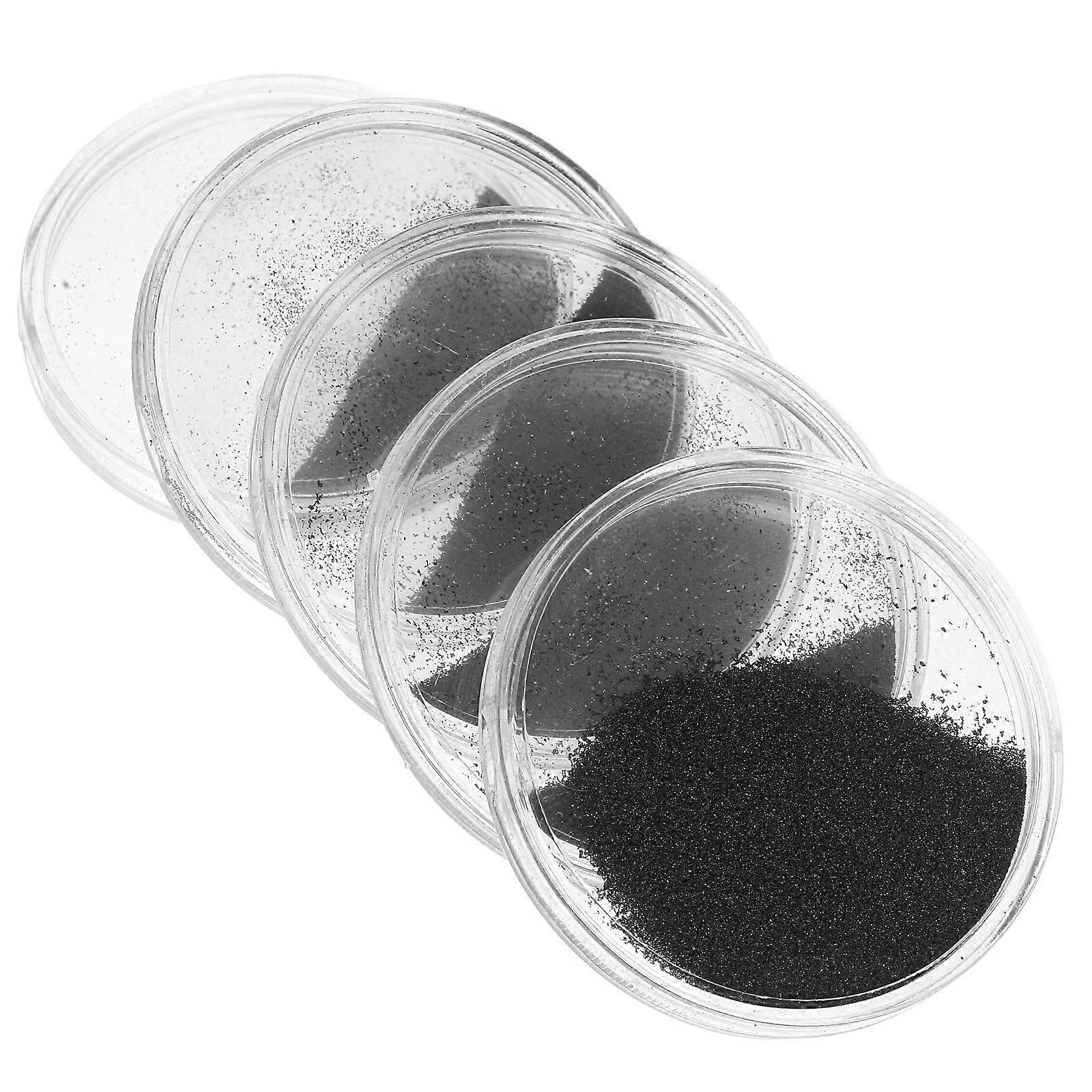 Teaching Iron Powder for Magnet Learning Tool with 5Pcs for Science Projects