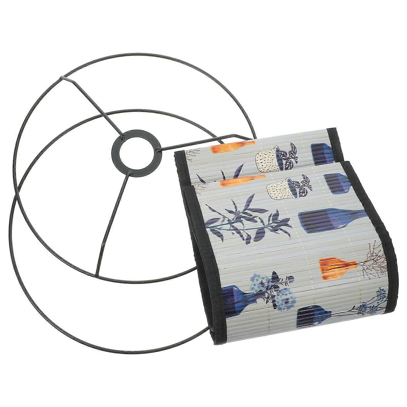 Decorative Bamboo Lamp Shade for Ceiling Lamp Cover 3Pcs Set