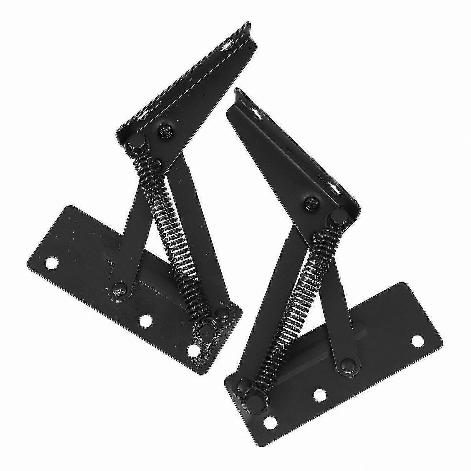 Spring-Loaded Lift Hinge Pair for Support and Locking Applications