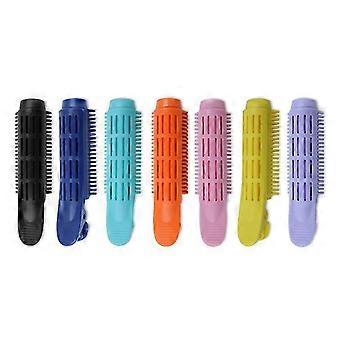 2025 7-Piece plump hair root clip, hair root self grasping hair clip fluffy hair clip curling hair clip modeling tool (pink)