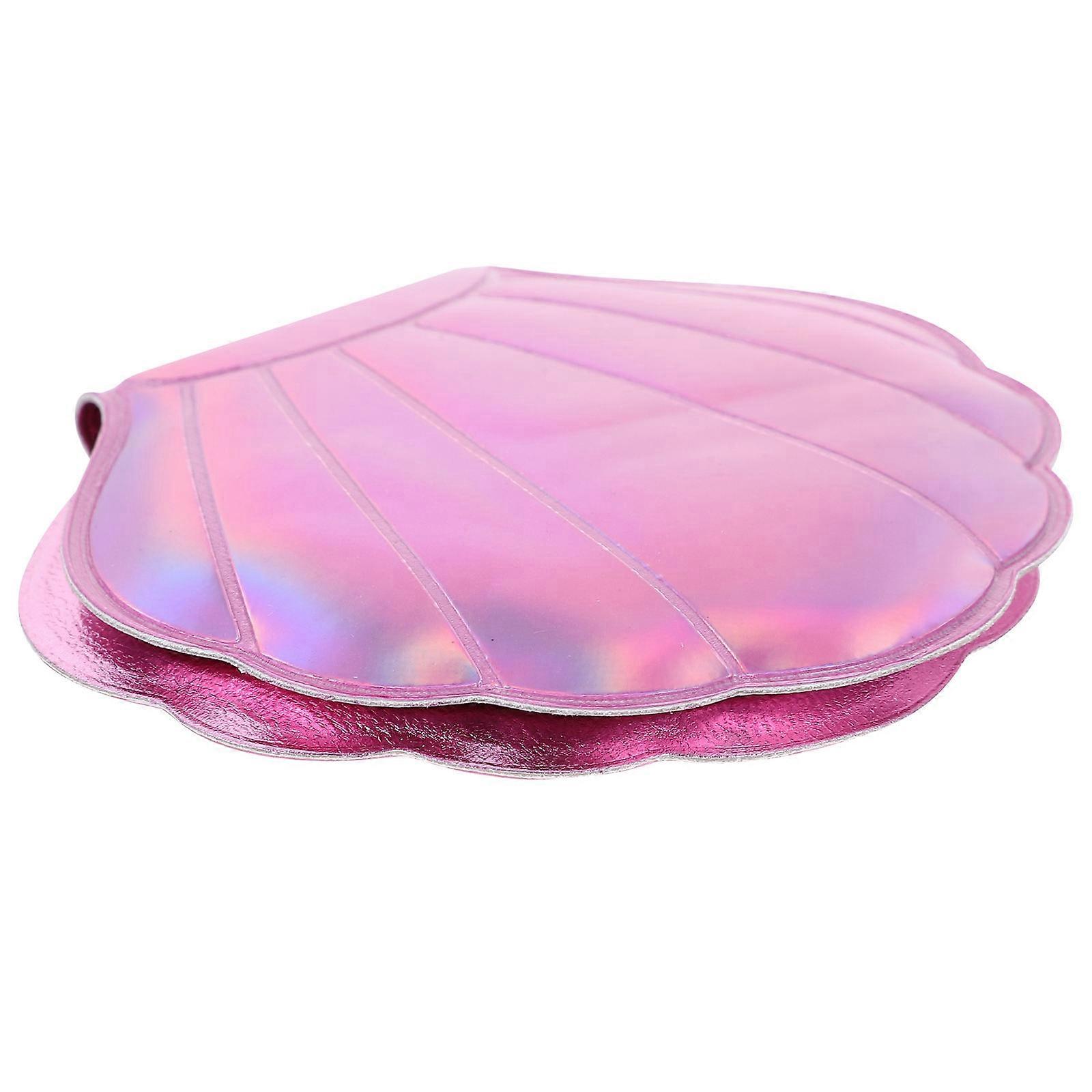 Makeup Mirror Double Side Shell Shape Mirror for Girls Ladies Gift