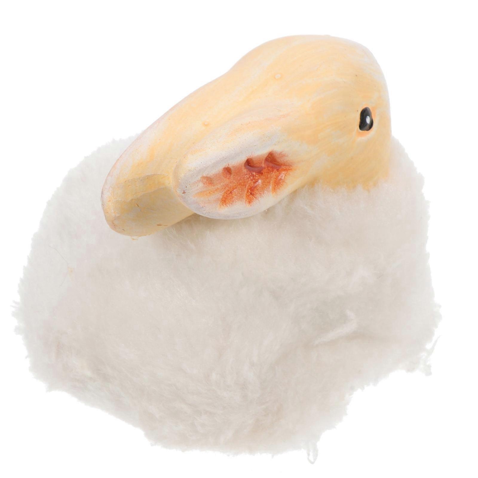 Ceramic Bunny Statue Rabbit Figurine for Decor Easter Decoration