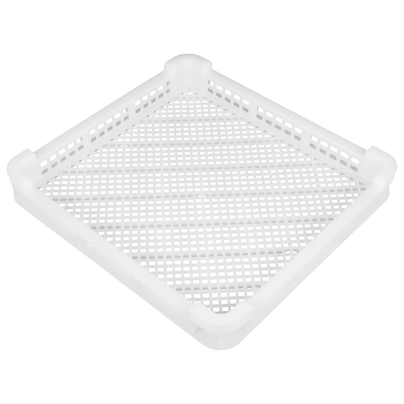 Seafood for Freezing Food 1Pcs White Plastic Drying Tray