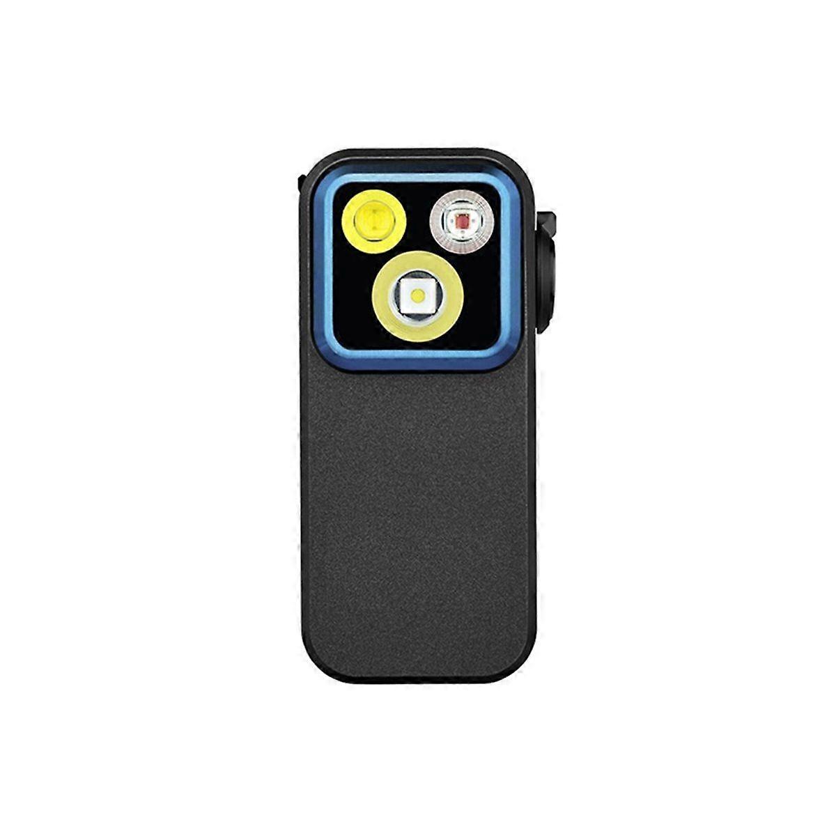 Three Light Source Magnetic Clip Lamp Outdoor Headlight Portable Mini Flashlight Cool Gifts