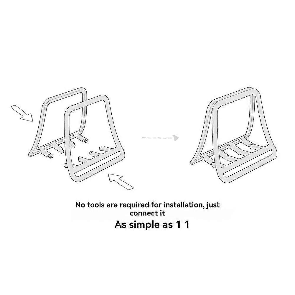 Adjustable Vertical Laptop Stand - Notebook & Tablet Holder Vertical Storage Rack Black