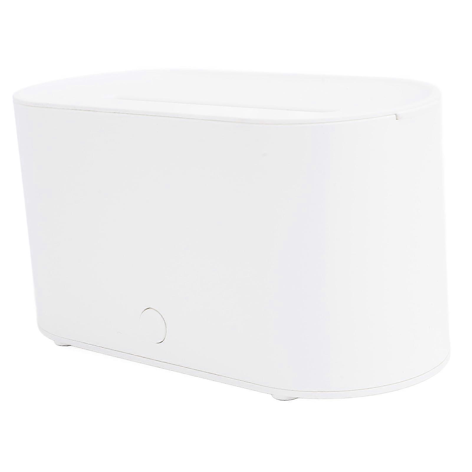 Flame Humidifier Aromatherapy Diffuser 3 in 1 with 7 Colors Quiet Auto Shutoff 130mL White