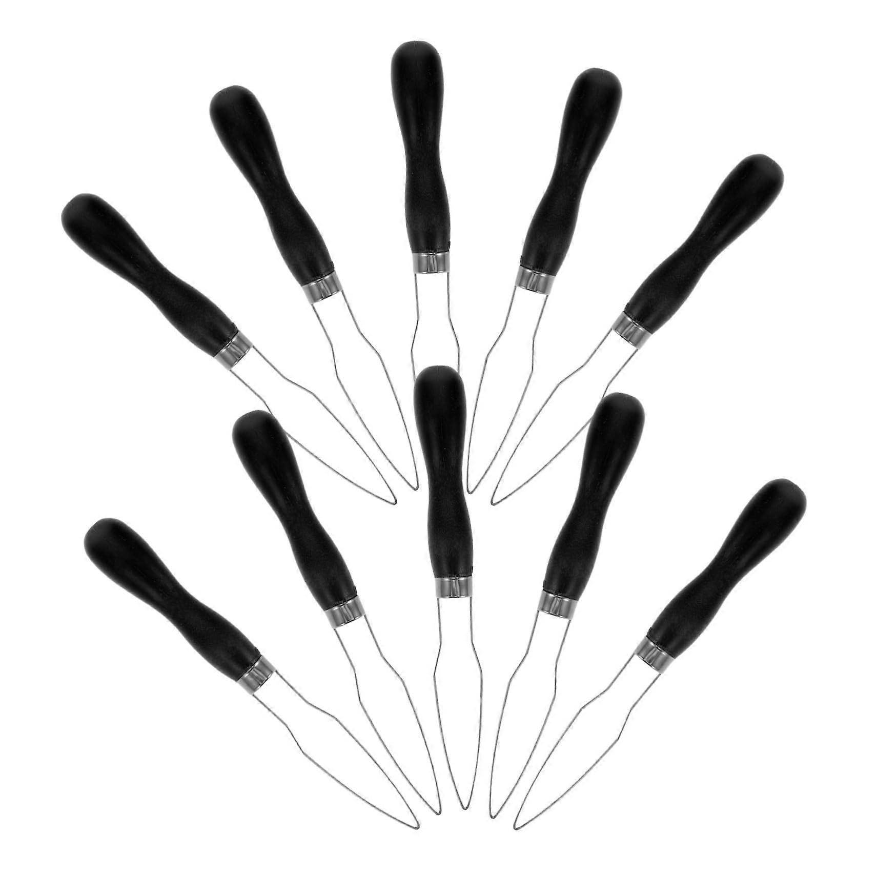 Button Hook Assist Device for Elderly, Quick Button Attachment Tool with Ergonomic Grip, 10pcs