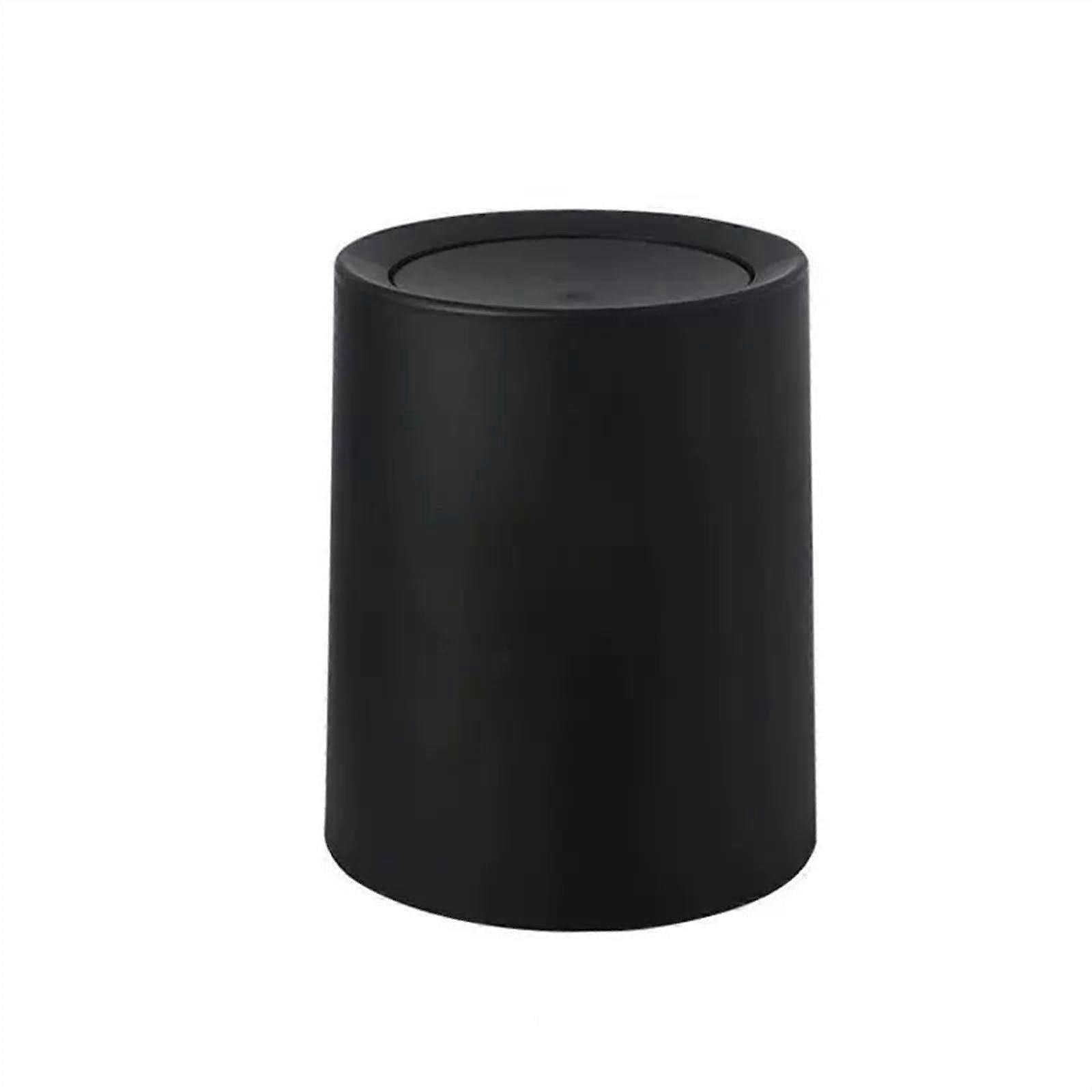 Kitchen Trash Can with Automatic Flip Lid, NonSlip Base, Compact Waste Bin for Home or Office