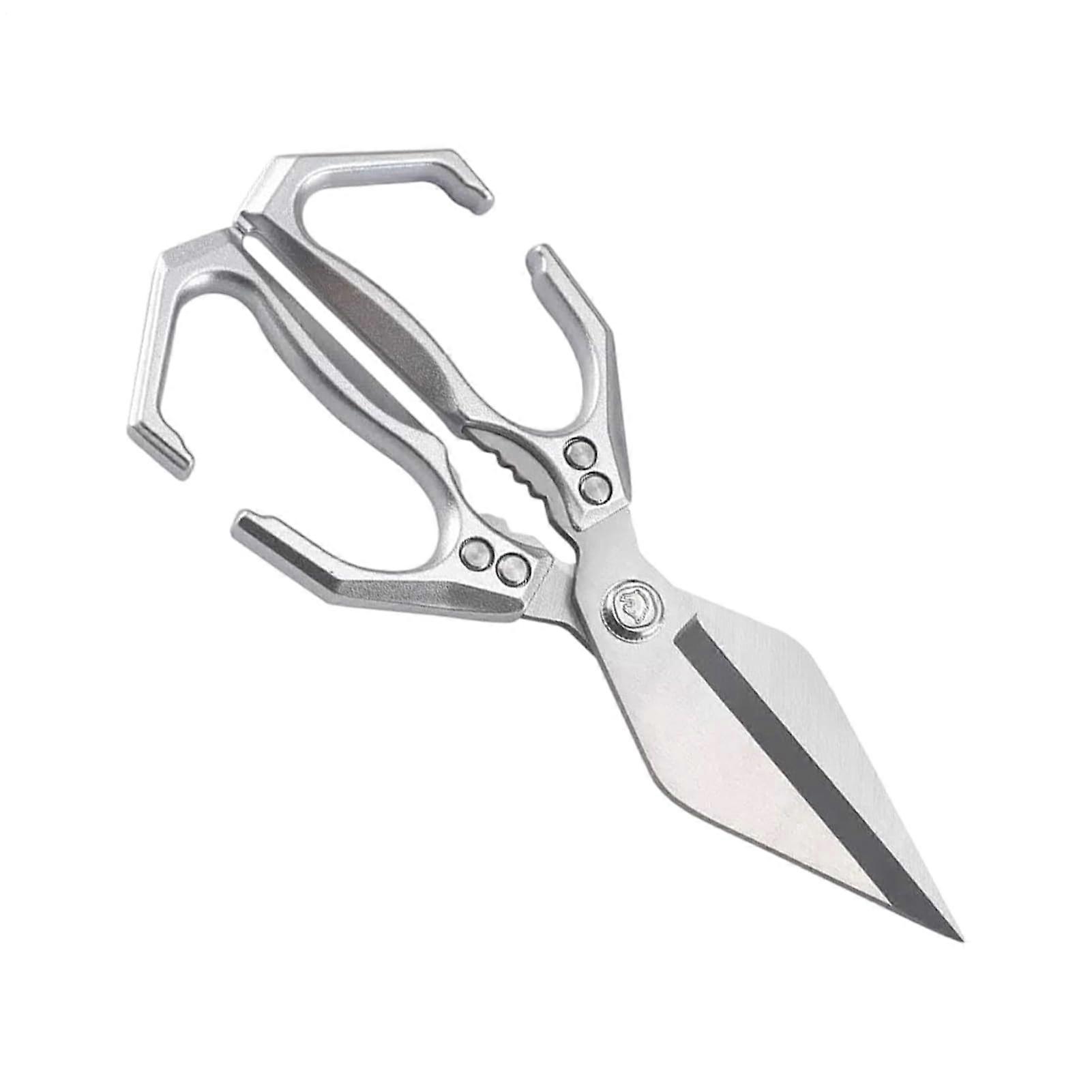 Kitchen Scissors Stainless Steel Poultry Shears Cuts Bones Ergonomically for Meat Chicken Fish