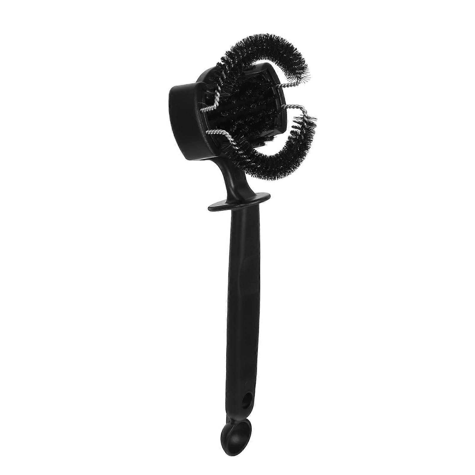 Long Handle Coffee Machine Cleaning Brush with Efficient Arc Design for Espresso and Barista Use
