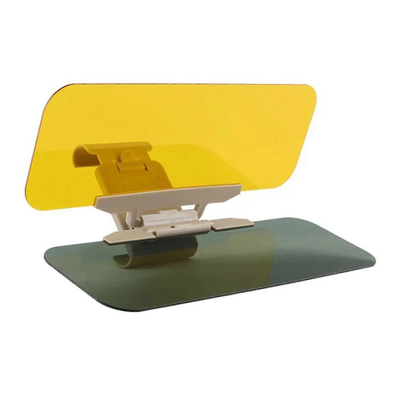 Car Sun Visor Extender Anti Glare UV Blocking Day Night Rotatable Clear Mirror for Driving