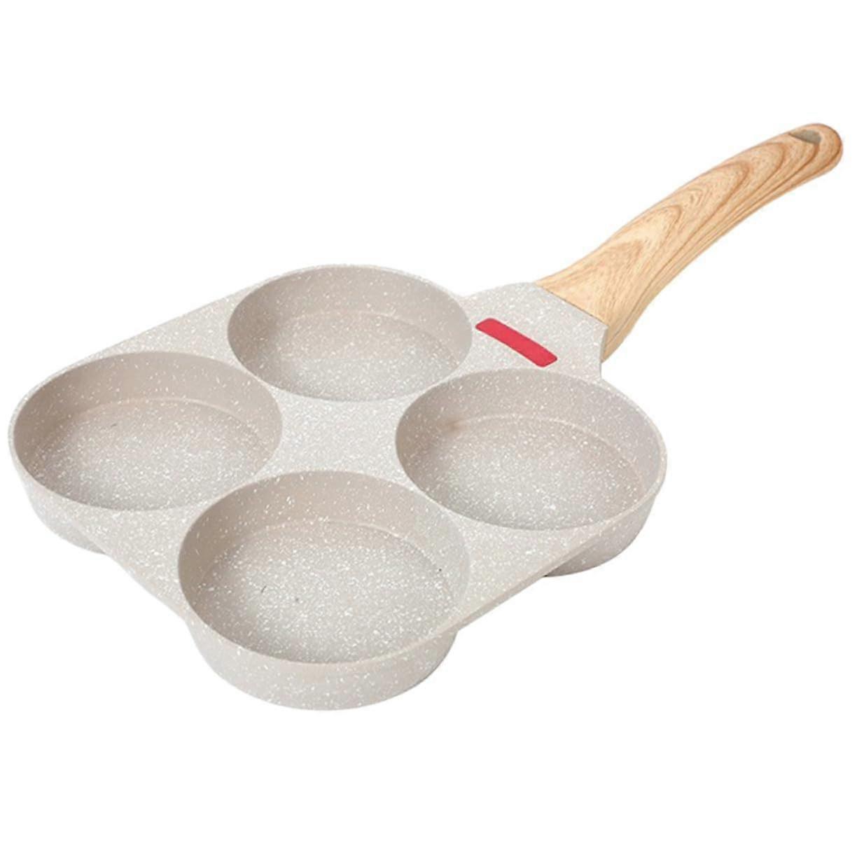 Nonstick Egg Frying Pan with Multiple Grooves, Even Heating Omelet Skillet for Breakfast