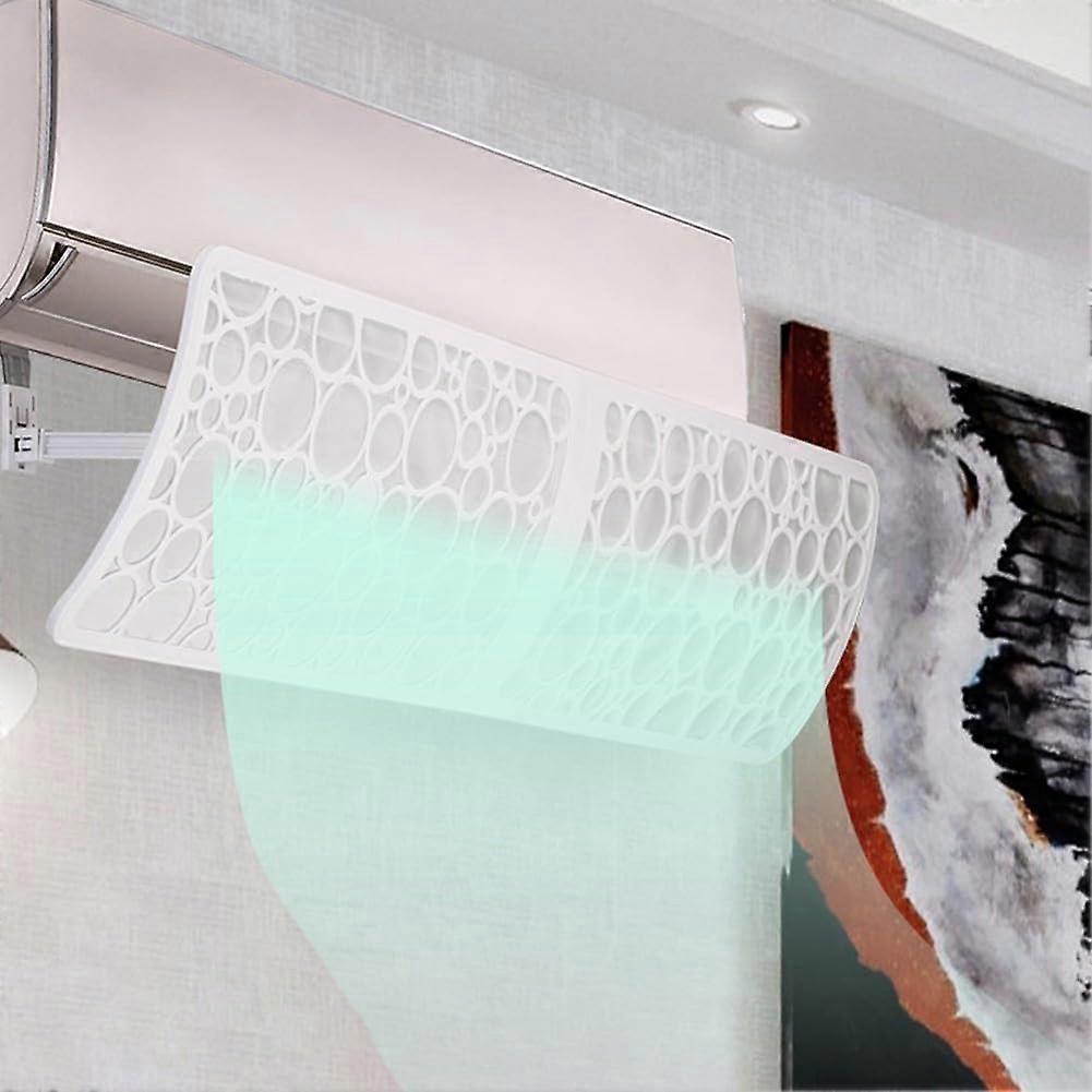 Adjustable Air Conditioner Deflector ABS Shield Prevents Direct Blowing for Cooling and Heating