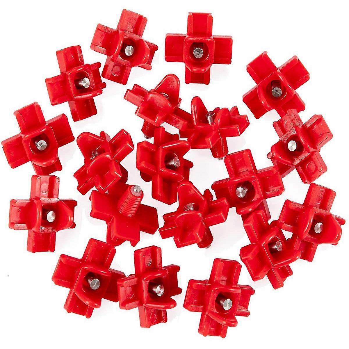 30Pcs Horizontal Side Mount Automatic Poultry Nipples Clean Drinker Waterer for Chicken or Quail