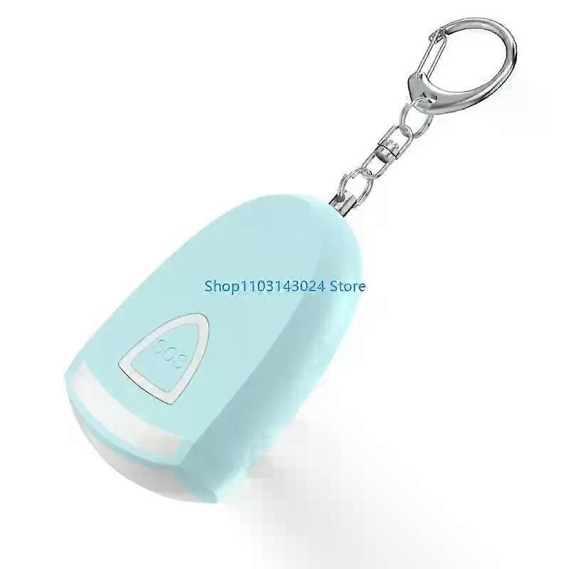 130dB Keychain Alarm with LED Light Rechargeable for Kid Elderly