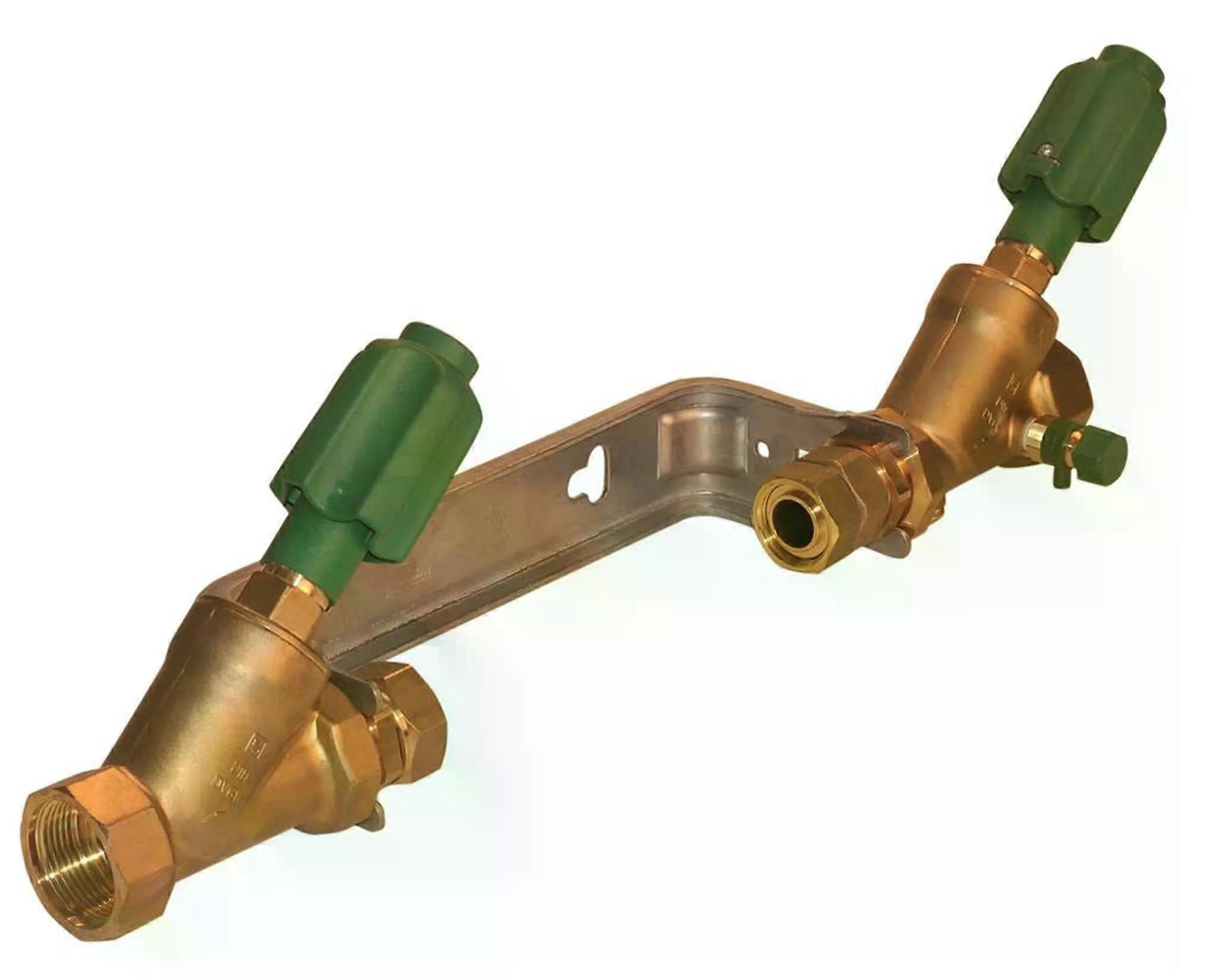 ISIFLO Wasserzähler-Einbaugarnitur, 1"x5/4", inkl. Ventile