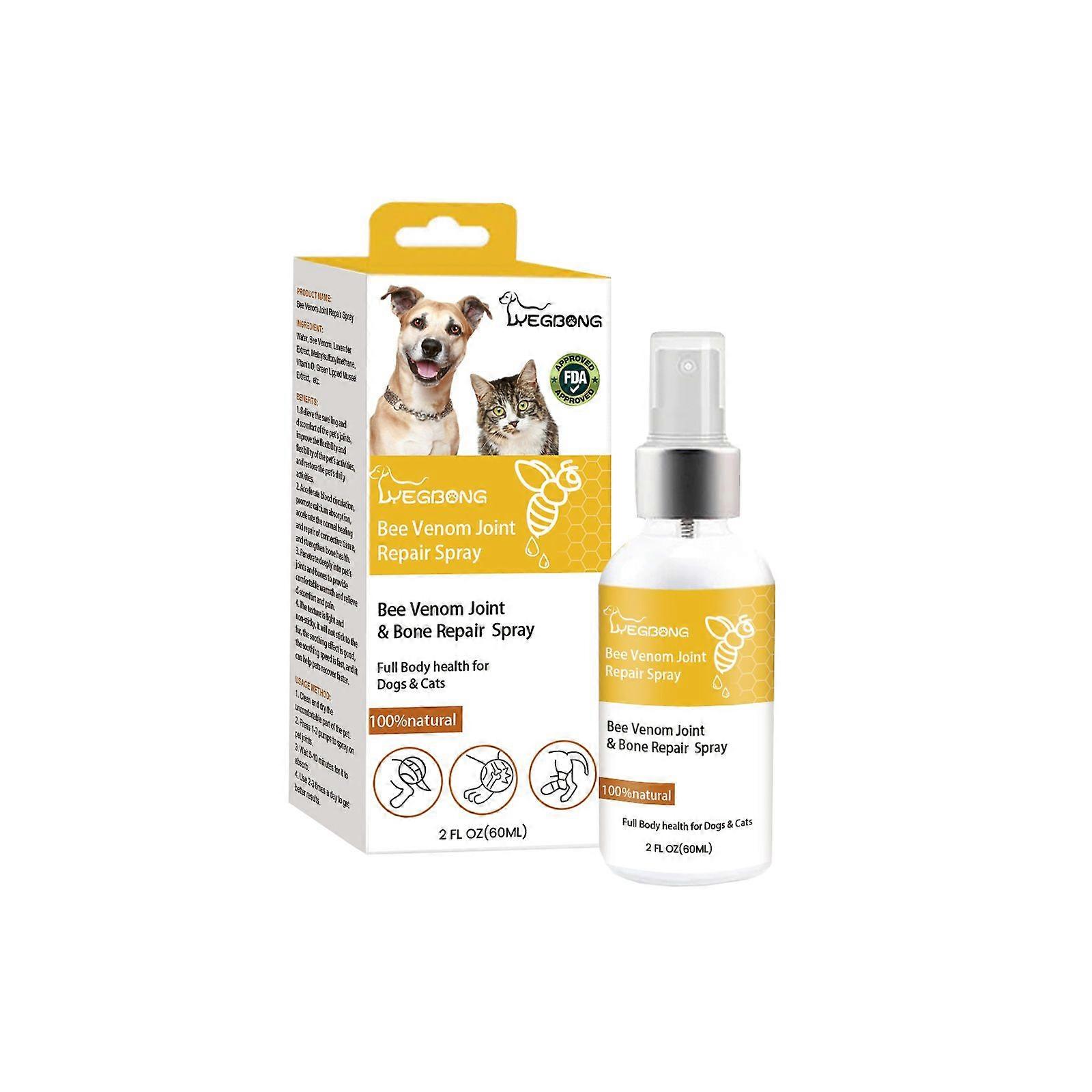 Pet Joint Repair Spray Contains Bee Venom
