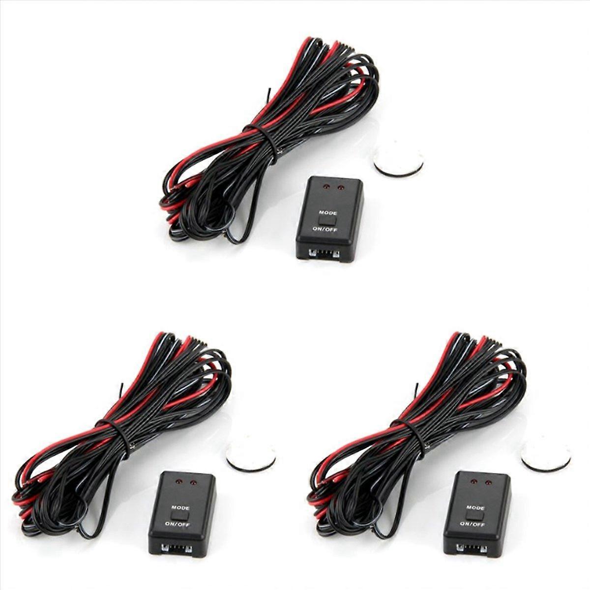 3X LED Strobe Flashing Unit Controller Auto 12V