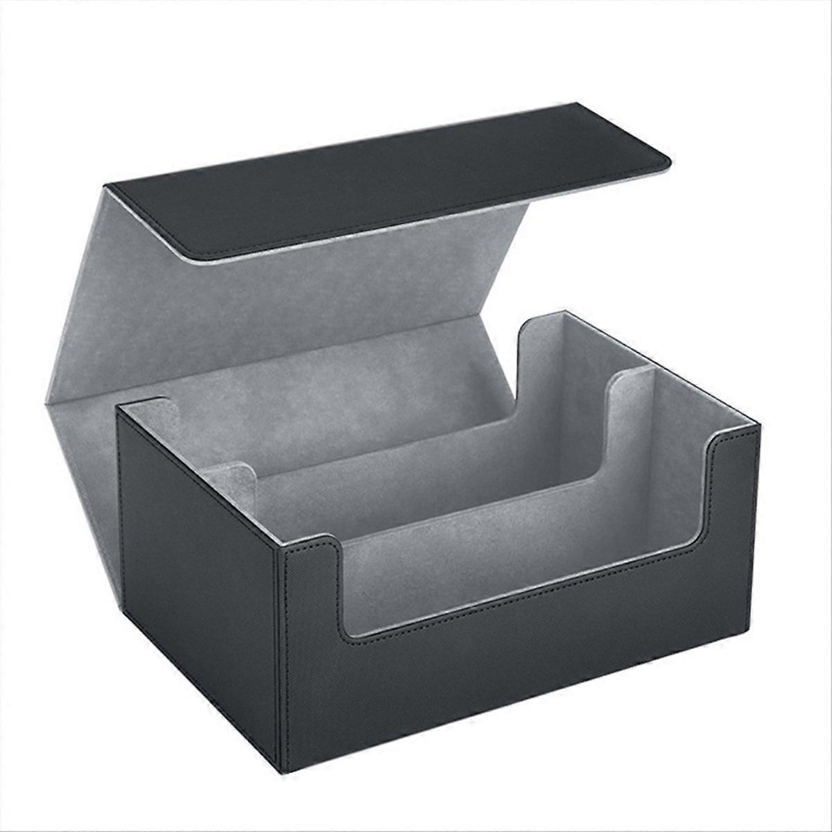 Card Storage Box for Trading Cards,Card Deck Case, Black