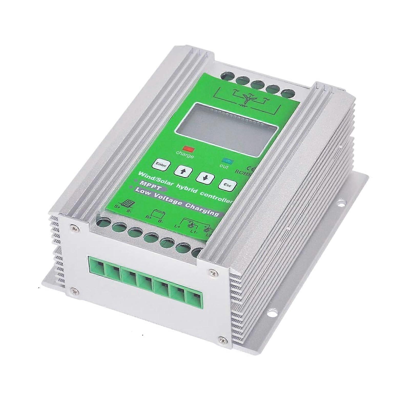 8000W Wind Solar Hybrid Charge Controller 12V 24V with Boost Function and LCD Display Control