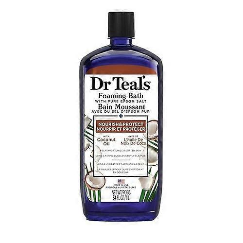 Dr Teal's Foaming Bath With Pure Epsom Salt Coconut Oil, 1000 Ml