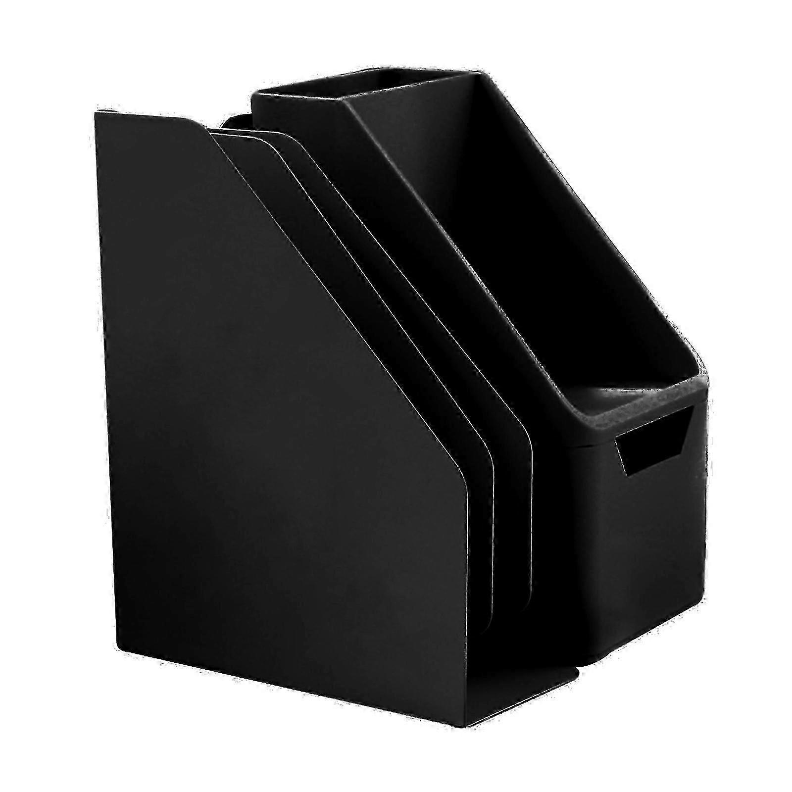 Adjustable White Bookend with Pen Stand & Drawer